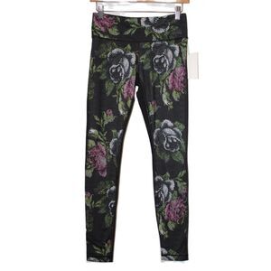 Lululemon Wunder Under Leggings Black Pink Green Blue Purple White Floral Size 6